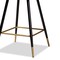 Baxton Studio Preston Modern Luxe and Glam Green Velvet Upholstered and Two-Tone Metal 2-Piece Bar Stool Set Set of 2 190-11785-ZORO - alternate 8